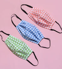 Fabric Gingham Face Mask